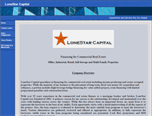 Tablet Screenshot of lonestarcapital.com